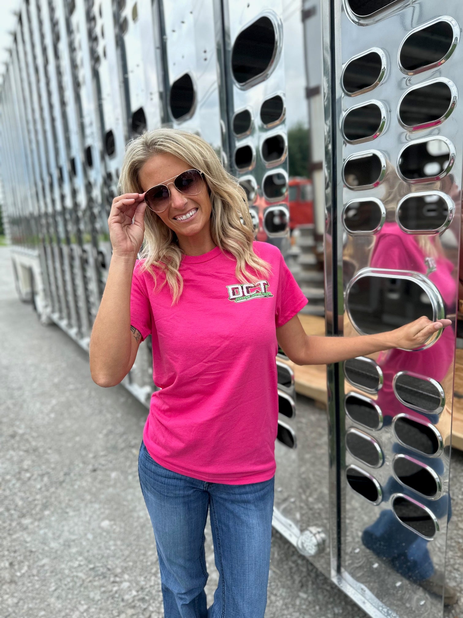 DCT Pinstripe T-Shirt | Dickerson Custom Trucks