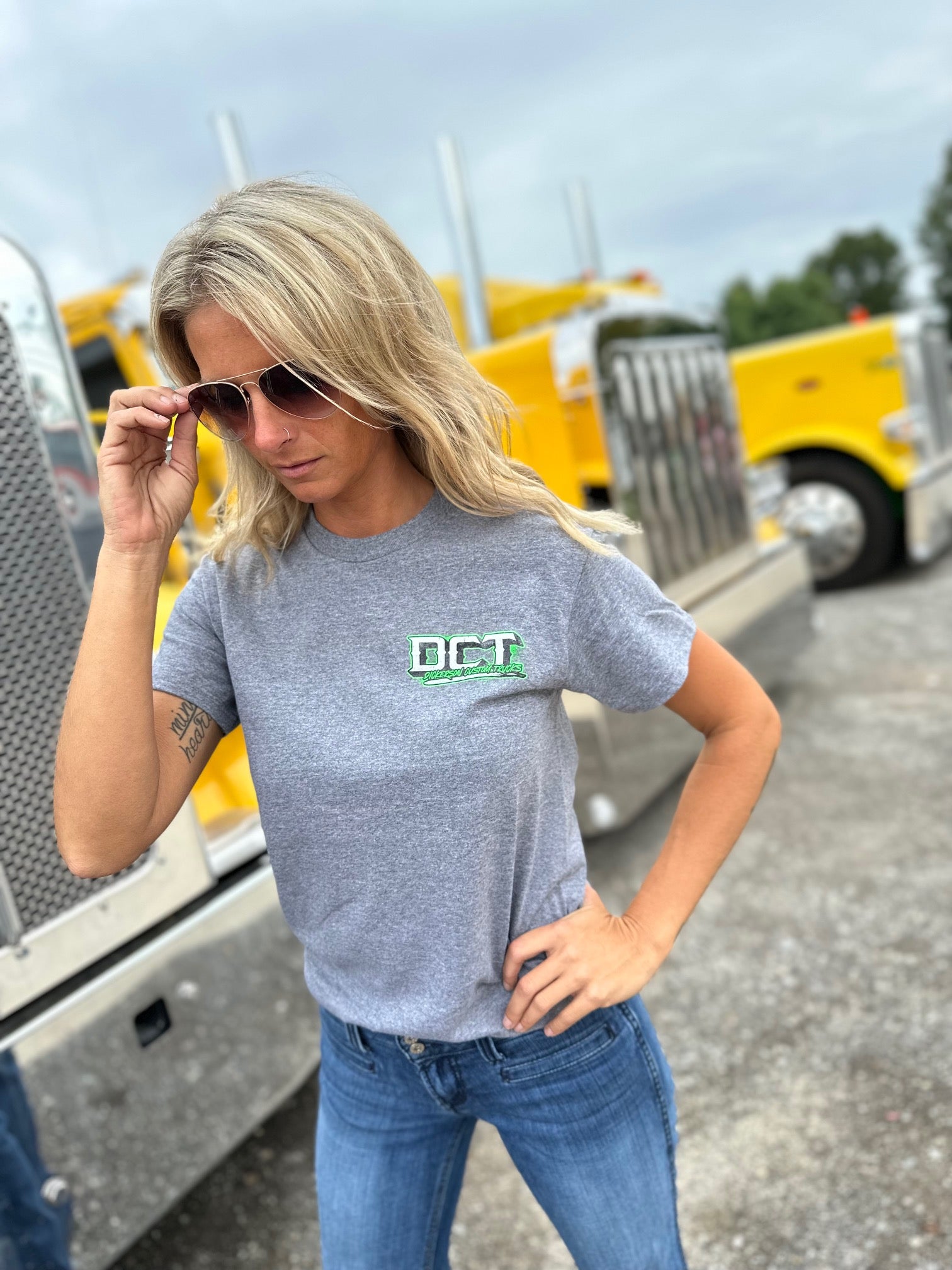 DCT Pinstripe T-Shirt | Dickerson Custom Trucks